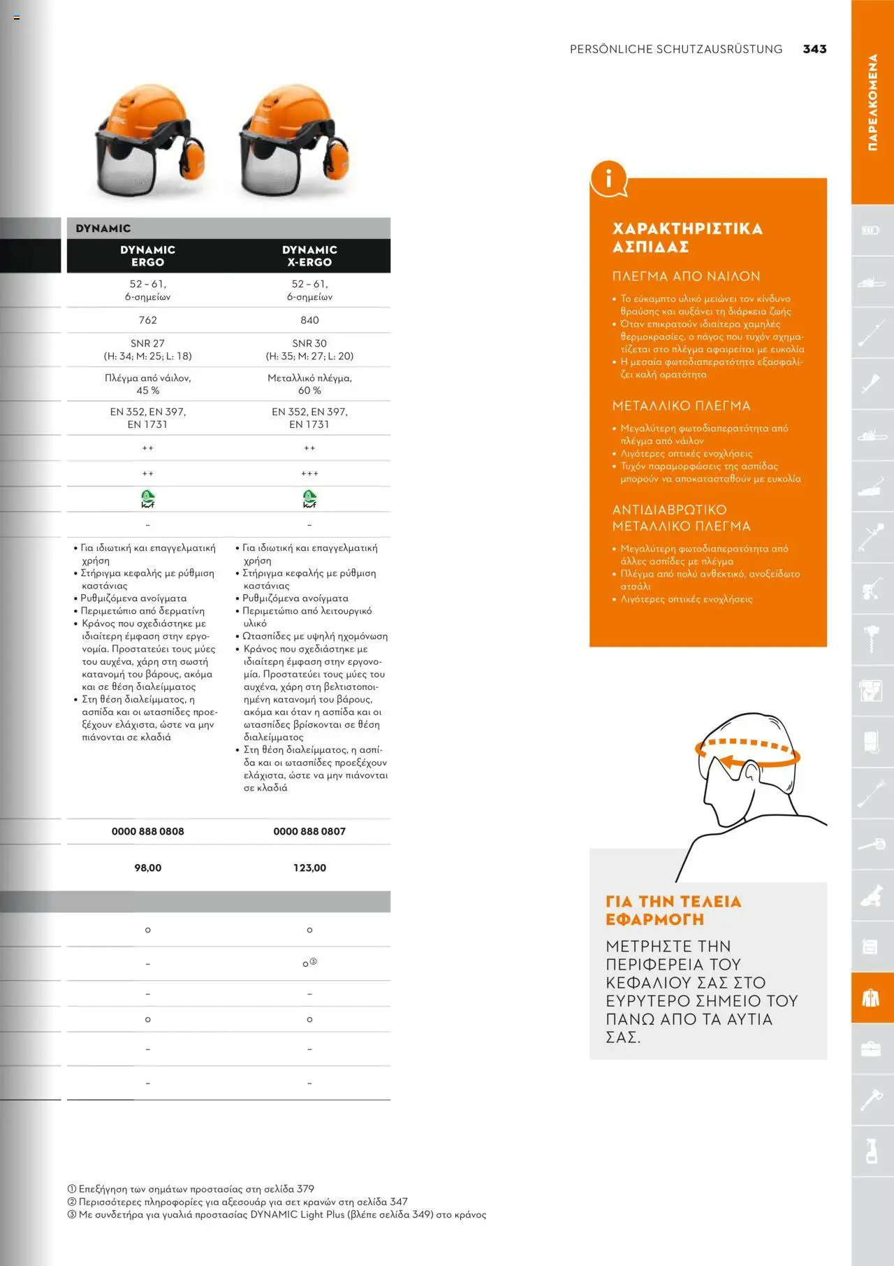 Stihl Κατάλογος 2025 – σε ισχύ από 13.01.2025 | Σελίδα: 343