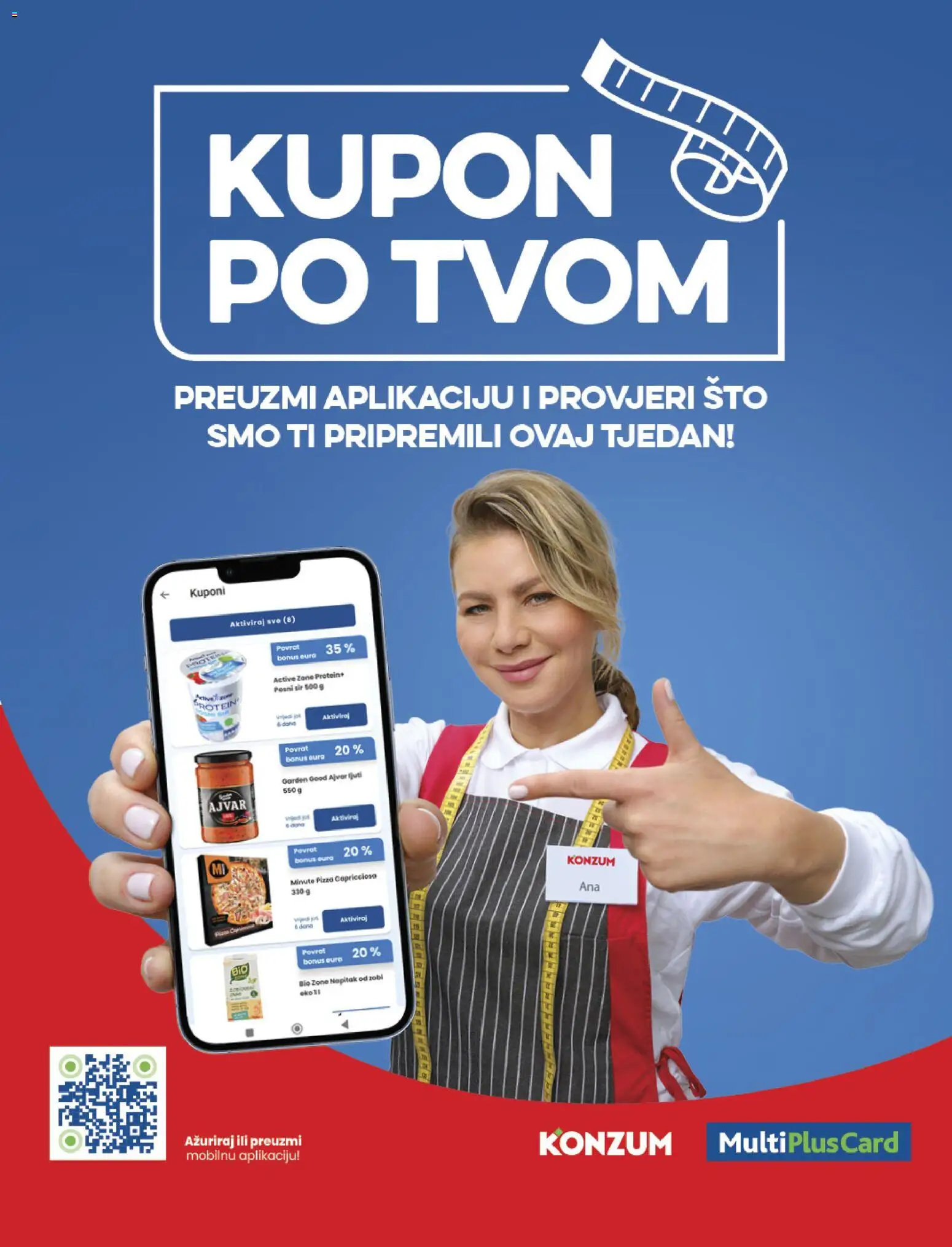 Konzum HR akciós ujság - amely érvényes a következő dátumtól: 19.11.2025 | Oldal: 32 | Termékek: Ajvár, Pizza