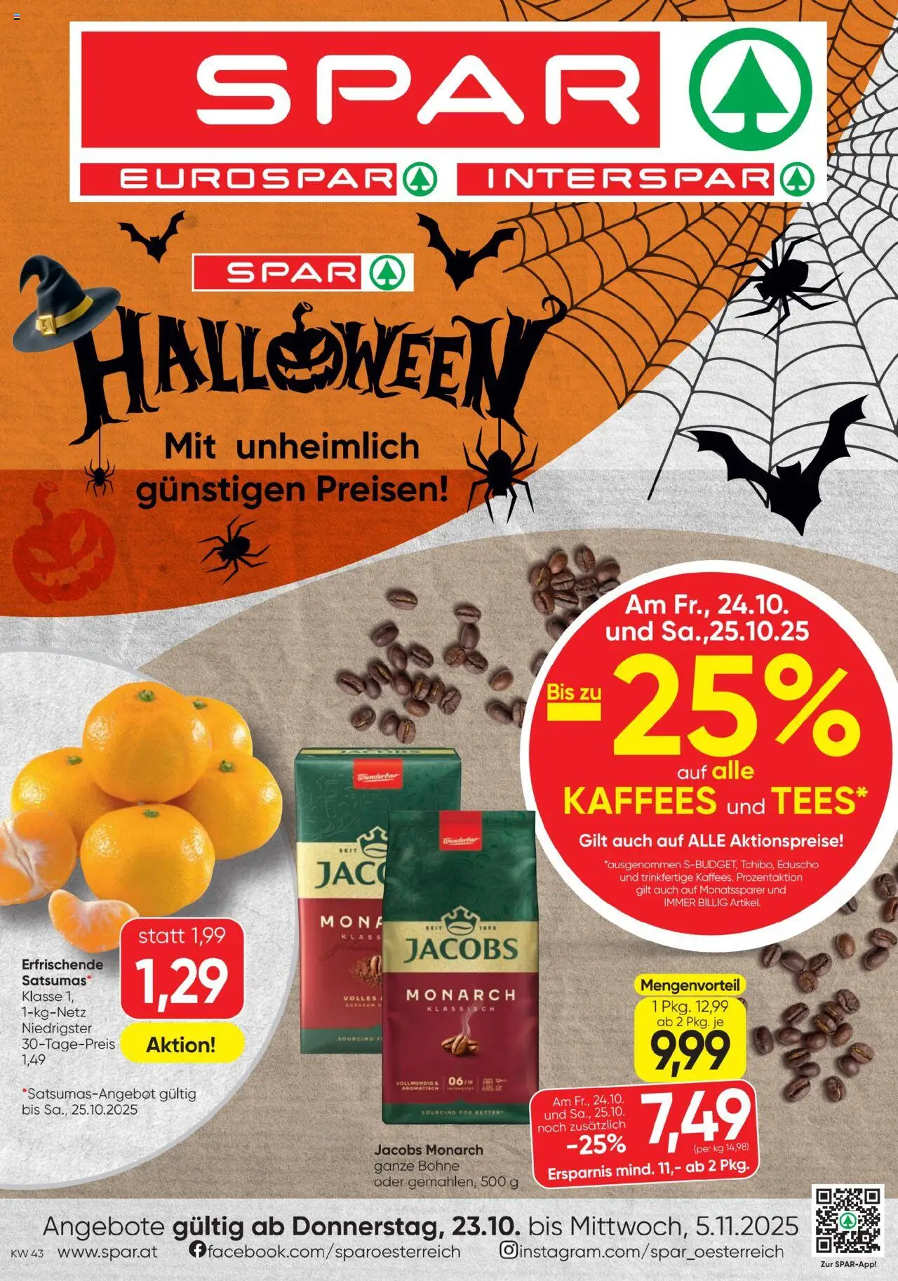 Spar Flugblatt gültig ab 23.10.2025 | Seite: 1