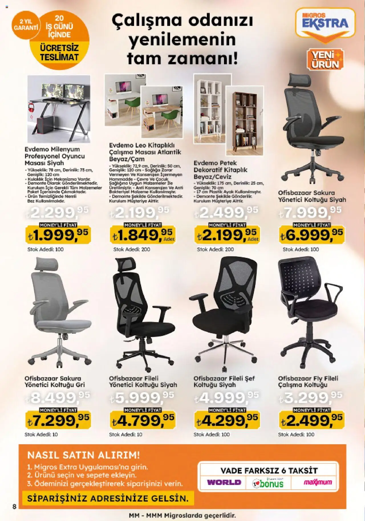 Migros Katalog - Migroskop - 11.09.2025 tarihinden itibaren geçerlidir | Sayfa: 112 | Ürünler: Kitaplık, Çalışma masası, Oyuncu, Kulaklık