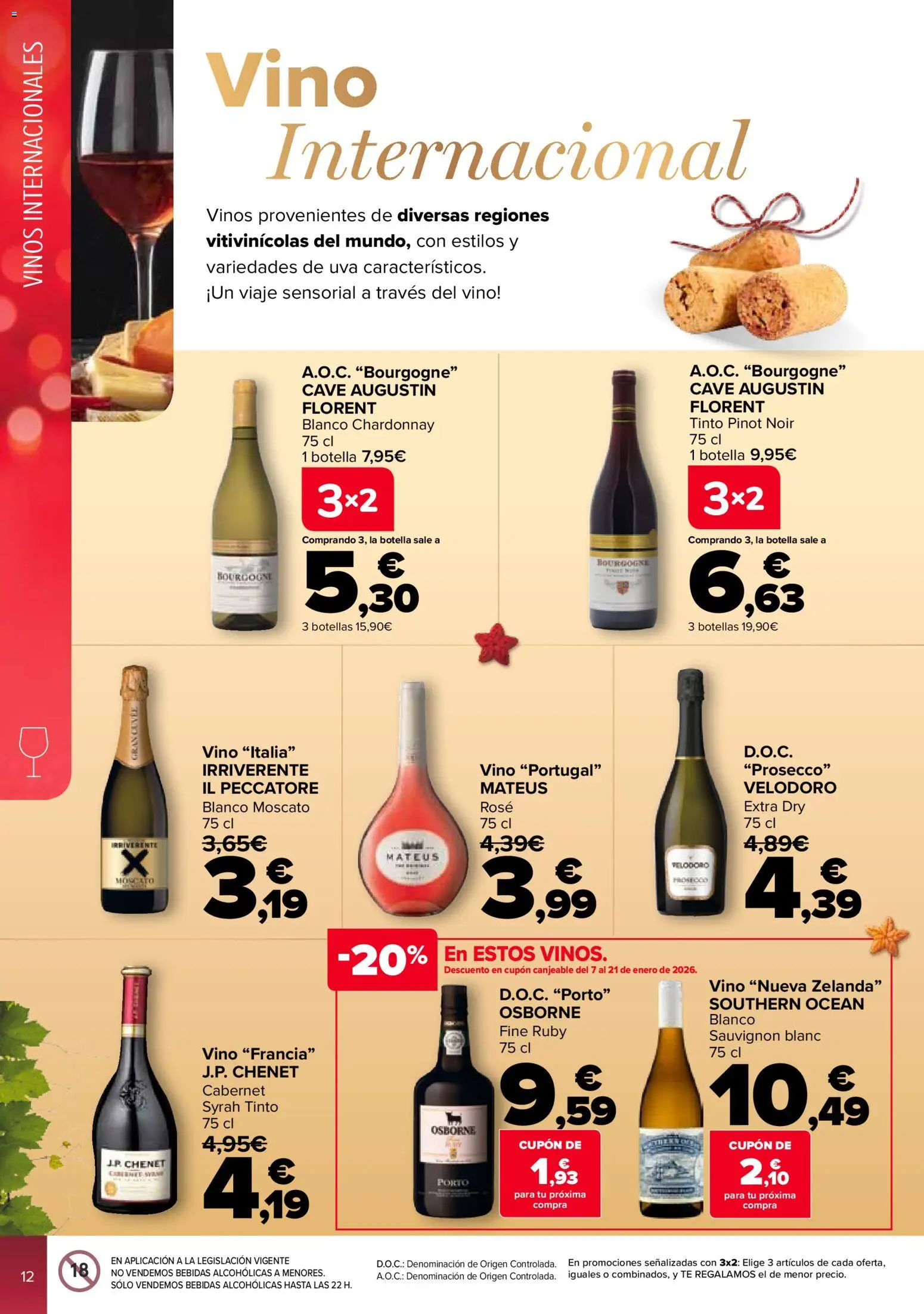 Carrefour folleto │ válido desde el 02.12.2025 | Página: 12 | Productos: Vino, Té