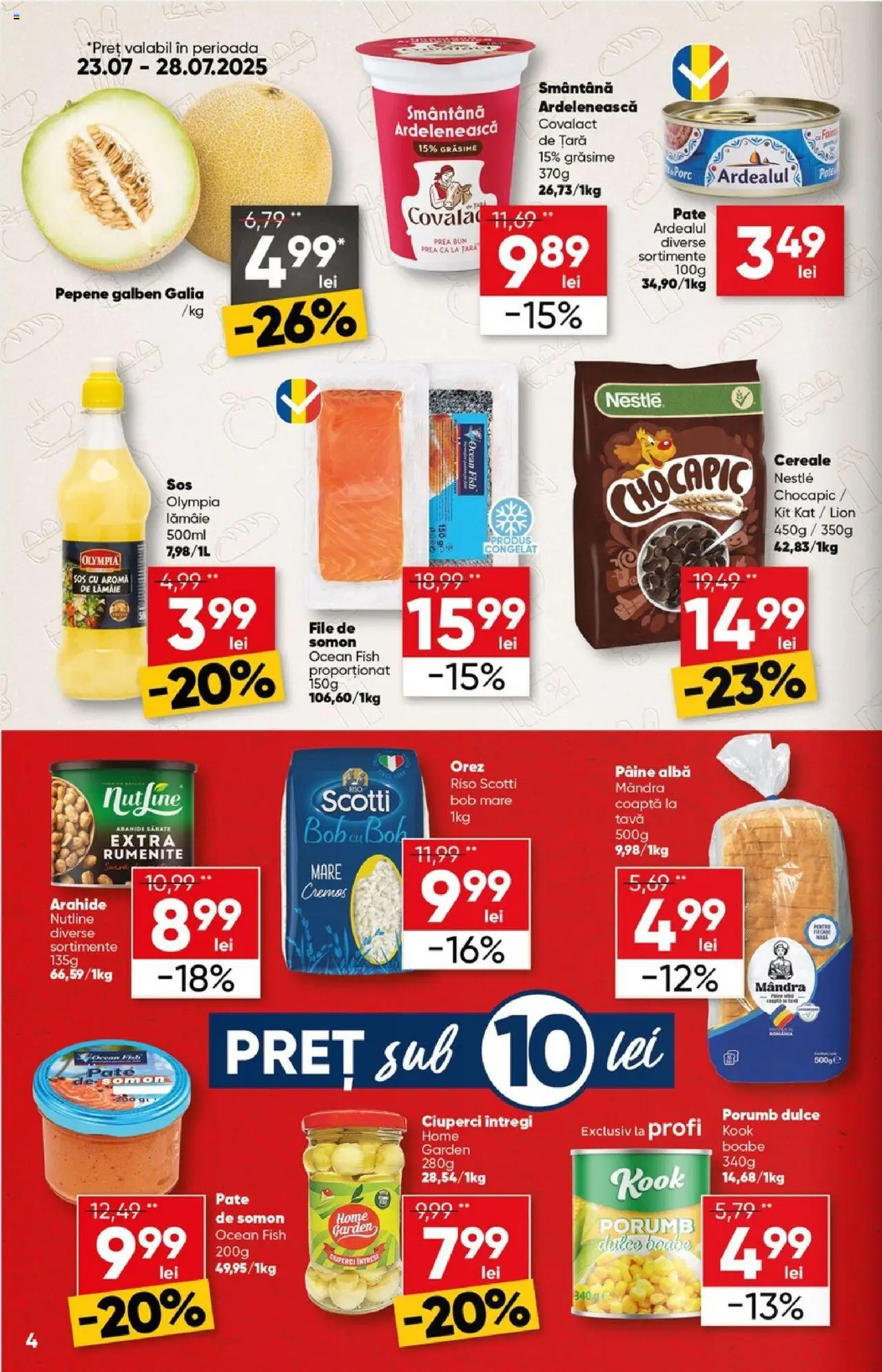 Catalog Profi Go – valabil de la 23.07.2025 | Pagină: 4 | Produse: Cereale, Porumb, Sos, Lămâie