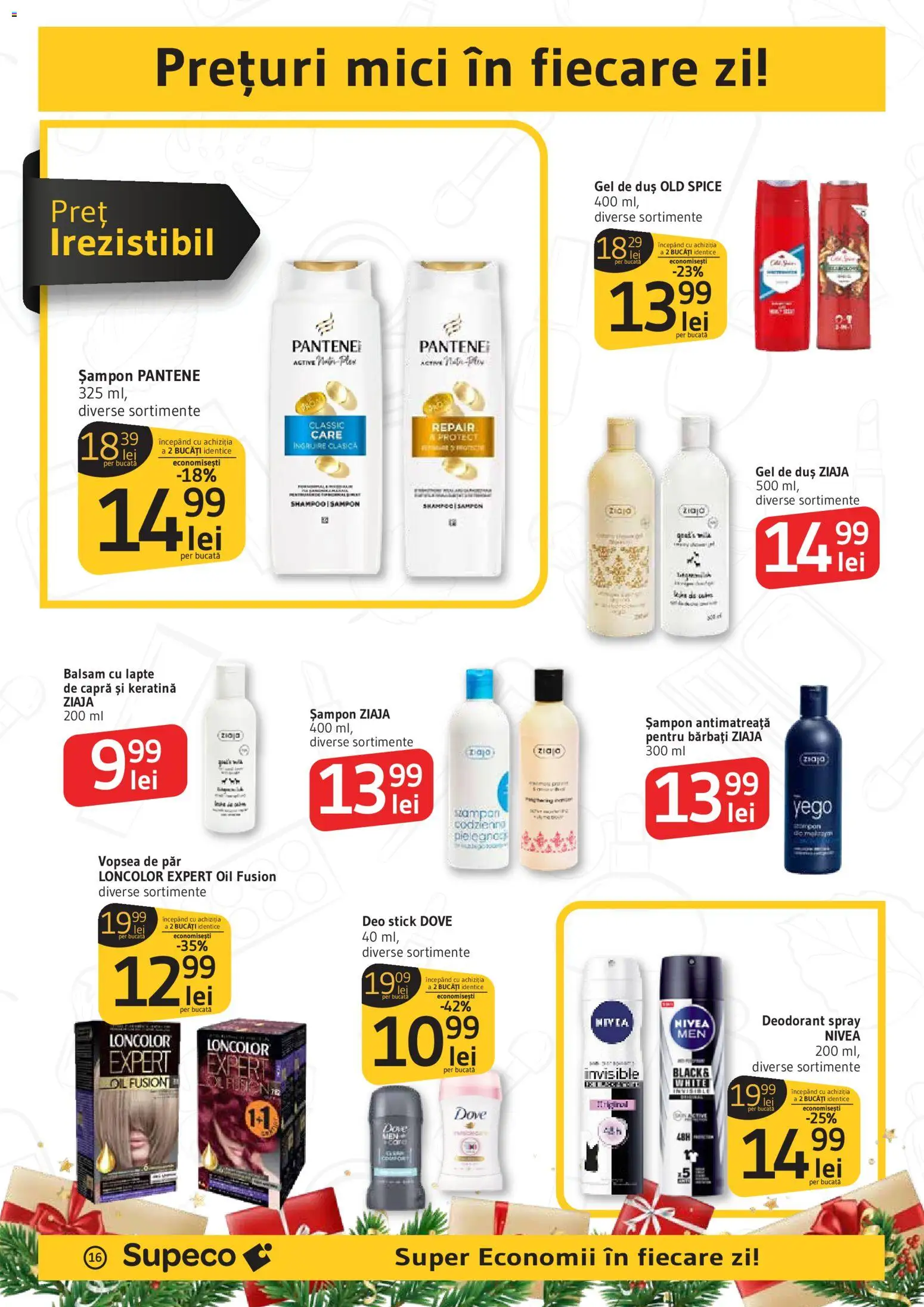 Noul catalog Supeco – valabil de la 11.12.2025 | Pagină: 16 | Produse: Kısırlaştırılmış Kedi Maması, Șampon, Balsam, Vopsea de păr
