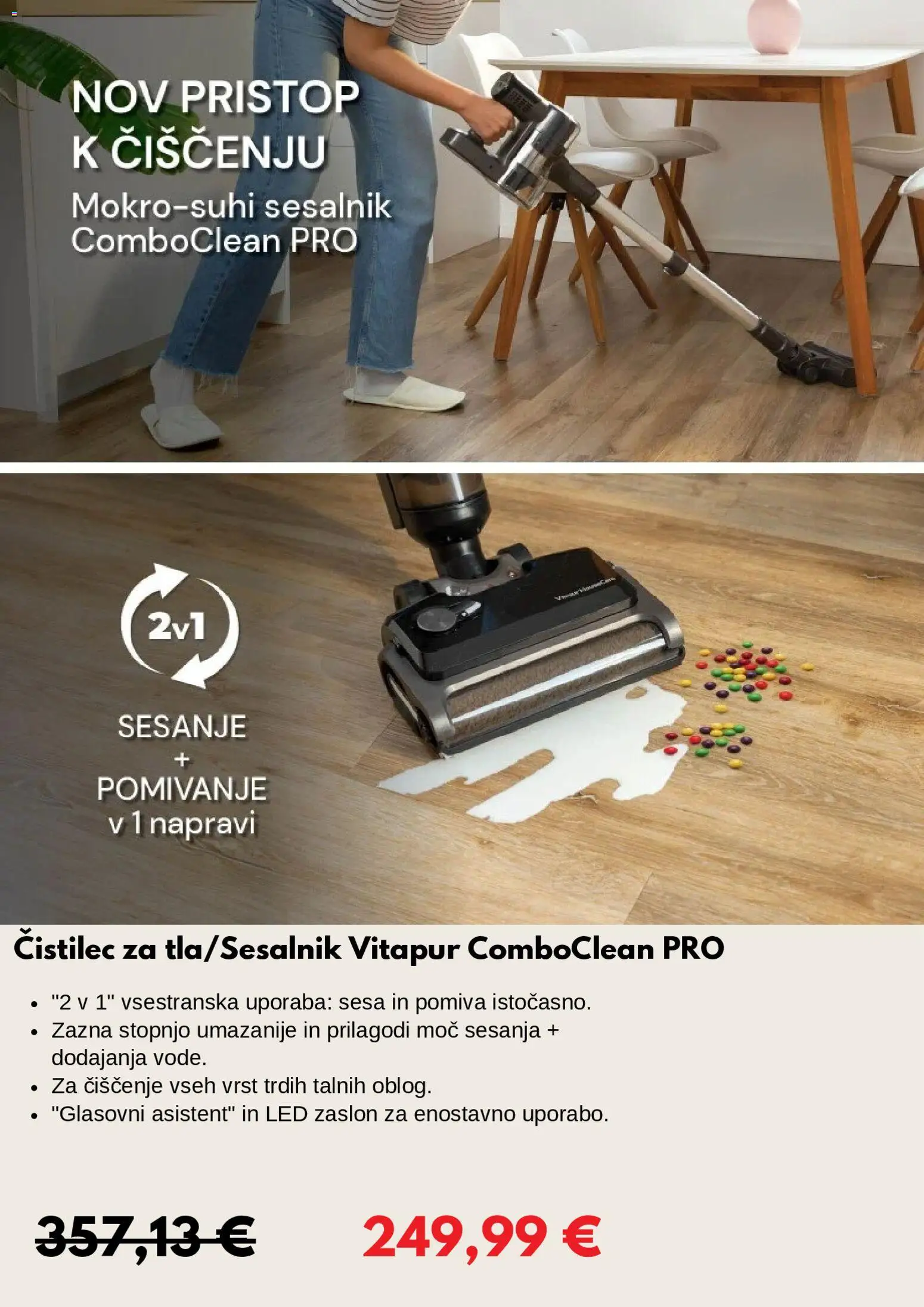 Novi Vitapur katalog ponudbe – veljaven od 03.11.2025 | Stran: 10 | Izdelki: Sesalnik