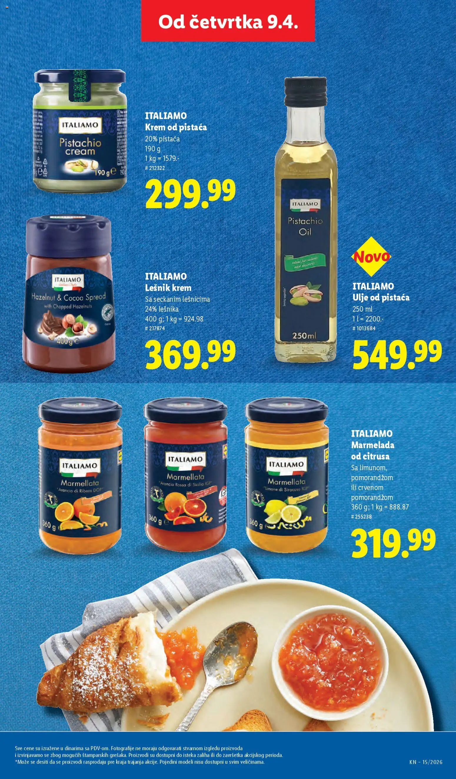 Lidl katalog - važi od 09.04.2026 | Strana: 55 | Proizvode: Lešnik, Ulje