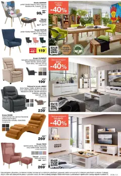 Sconto nábytok leták platný od 15.10.2025 | Strana: 12 | Produkty: Nábytok, Relaxačné kreslo, Taburet