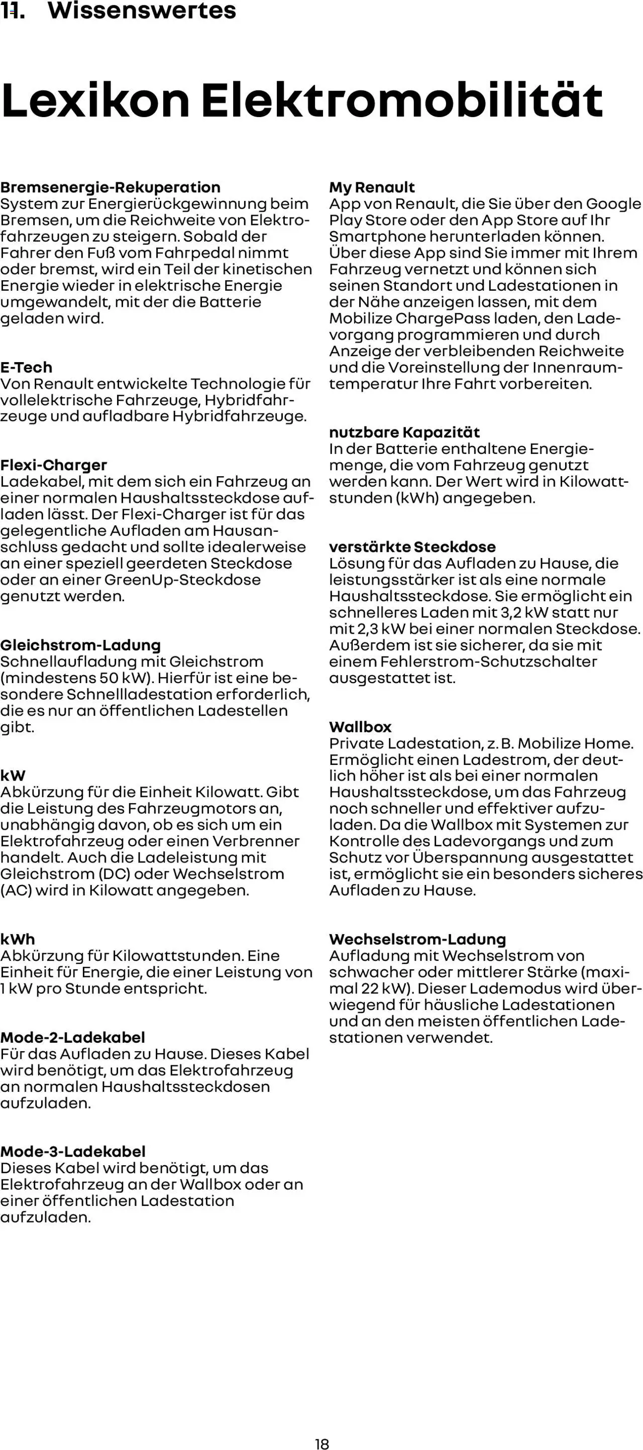 Renault Neuer Grand Kangoo	 - gültig ab dem 10.06.2025 | Seite: 18 | Produkte: Kabel, Steckdose, Batterie, Smartphone