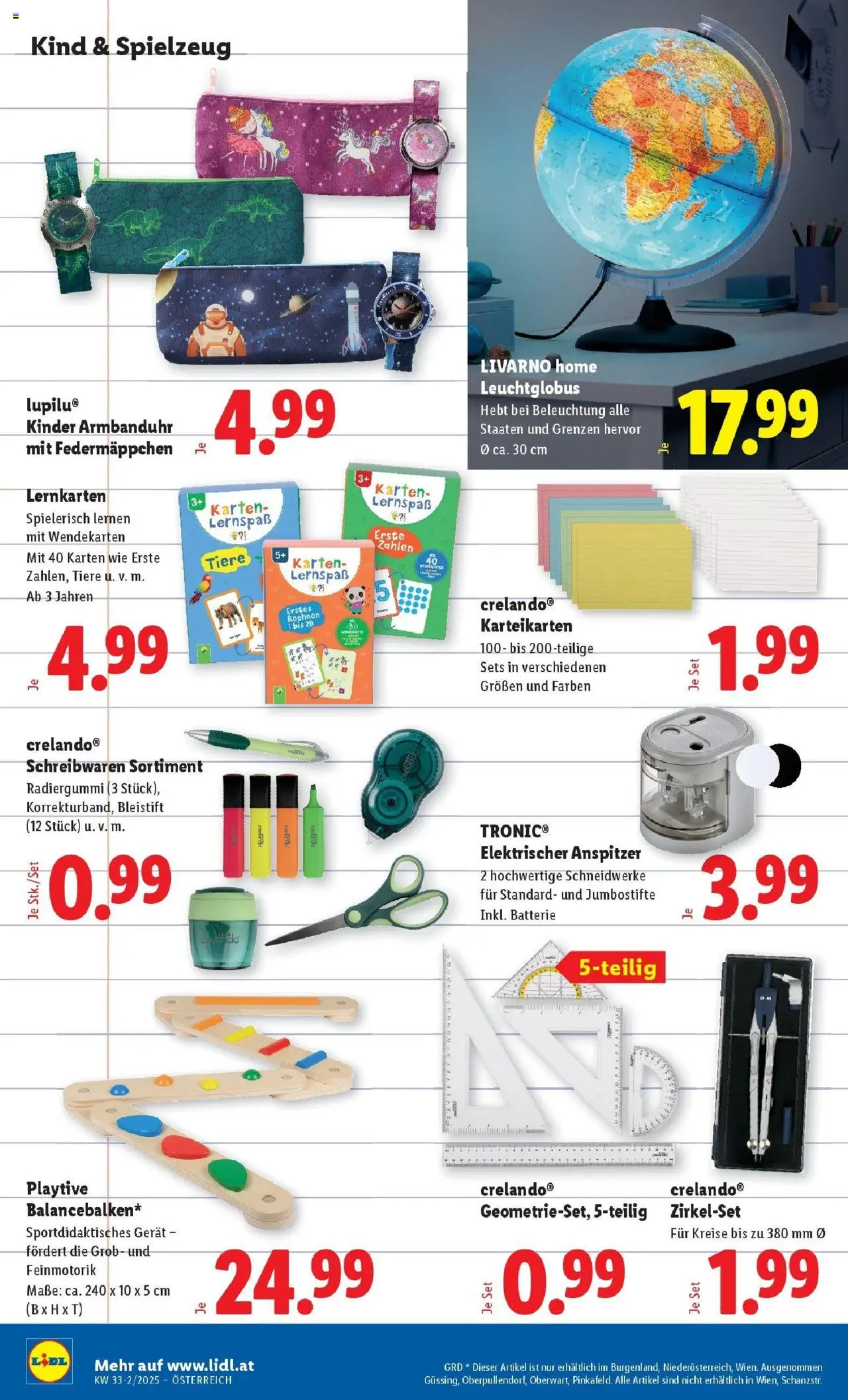 Lidl Flugblatt - Wien gültig ab 14.08.2025 | Seite: 20 | Produkte: Batterie