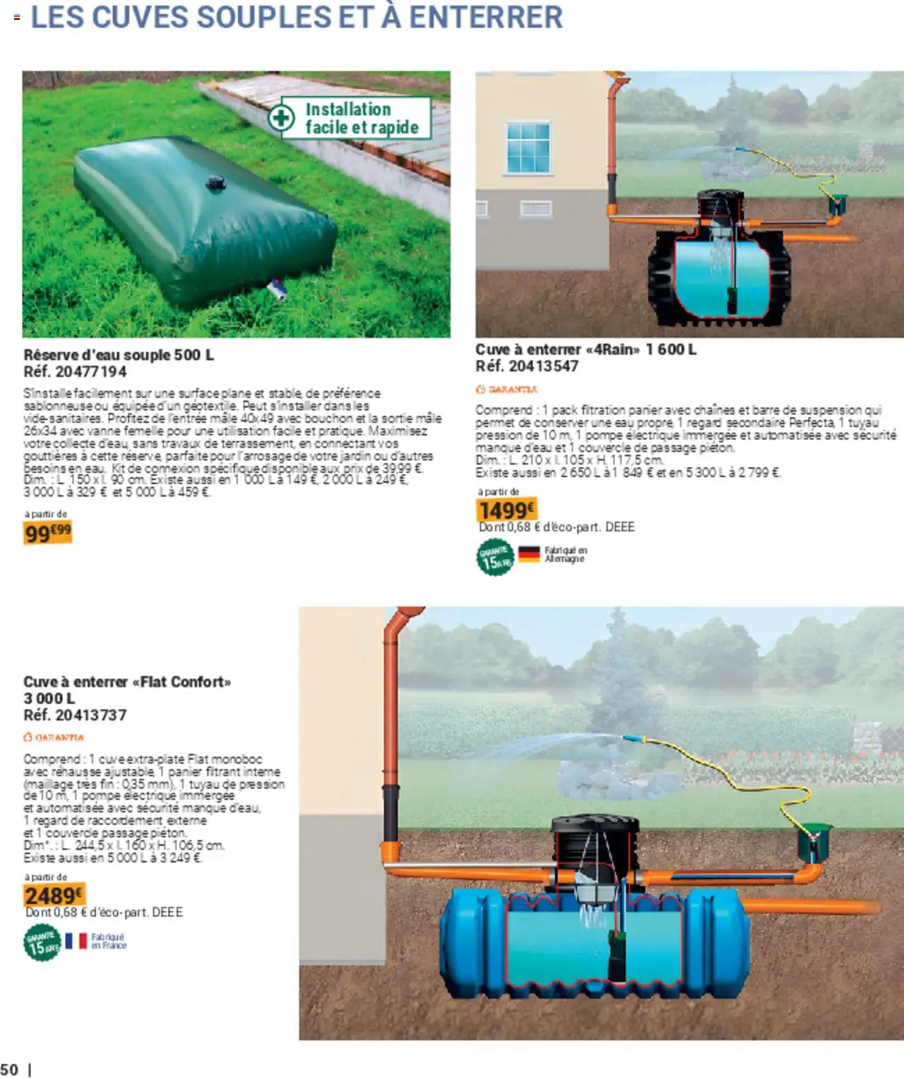 {H1} | Page: 50 | Produits: Tuyau, Suspension, Panier