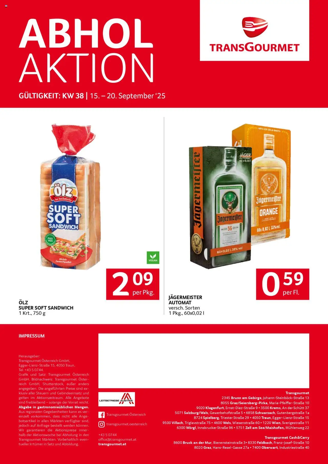 Transgourmet Flugblatt gültig ab 14.09.2025 | Seite: 36