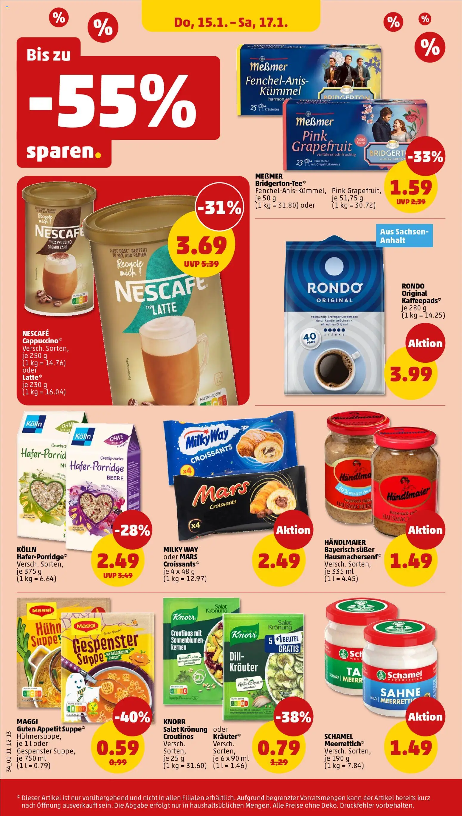 Penny Prospekt 	 – gültig ab 12.01.2026 | Seite: 38 | Produkte: Kolln, Messmer, Rosinen, Dill