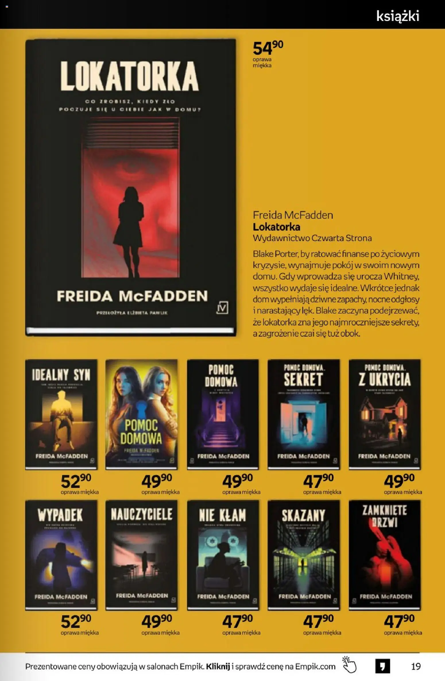 Empik promocje - Tom kultury Książki od 11.03.2026 | Strona: 19 | Produkty: Książki