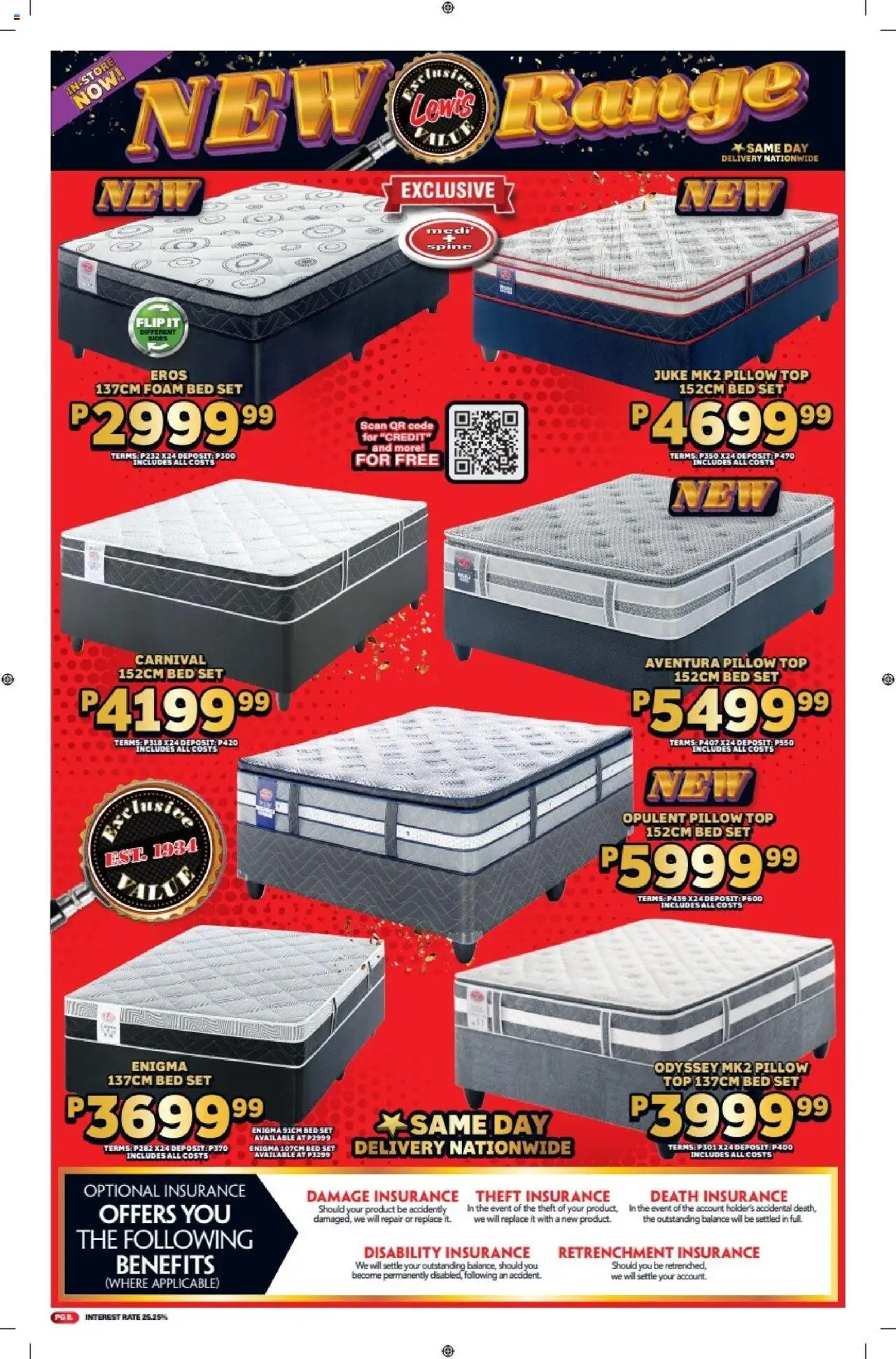 Lewis Stores - Botswana Brochure │ valid from 11.08.2025 | Page: 8 | Products: Bed, Pillow, Foam