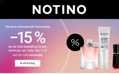 Notino - Voorbeeld van een folder van Aanbiedingen, geldig van 02.03.2026