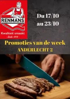 Renmans folder / publicité - Voorbeeld van een folder van Renmans, geldig van 17.10.2025
