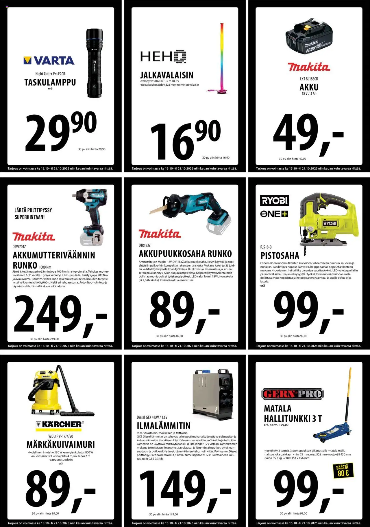 Tuuri tarjoukset – voimassa 15.10.2025 alkaen | Sivu: 25