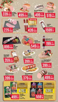 COOP Akciós újság - amely érvényes a következő dátumtól: 11.12.2025 | Oldal: 3 | Termékek: Pick, Csirkemell sonka, Vastagkolbász, Szalámi