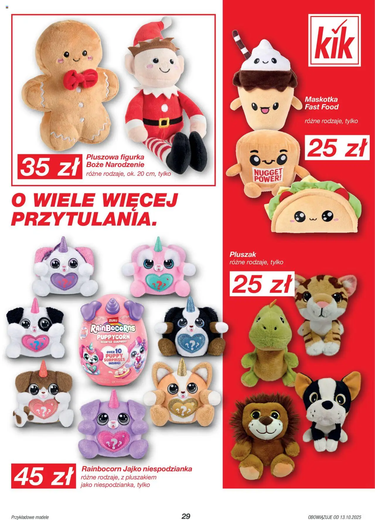 Kik Gazetka od 13.10.2025 | Strona: 29 | Produkty: Jajko niespodzianka