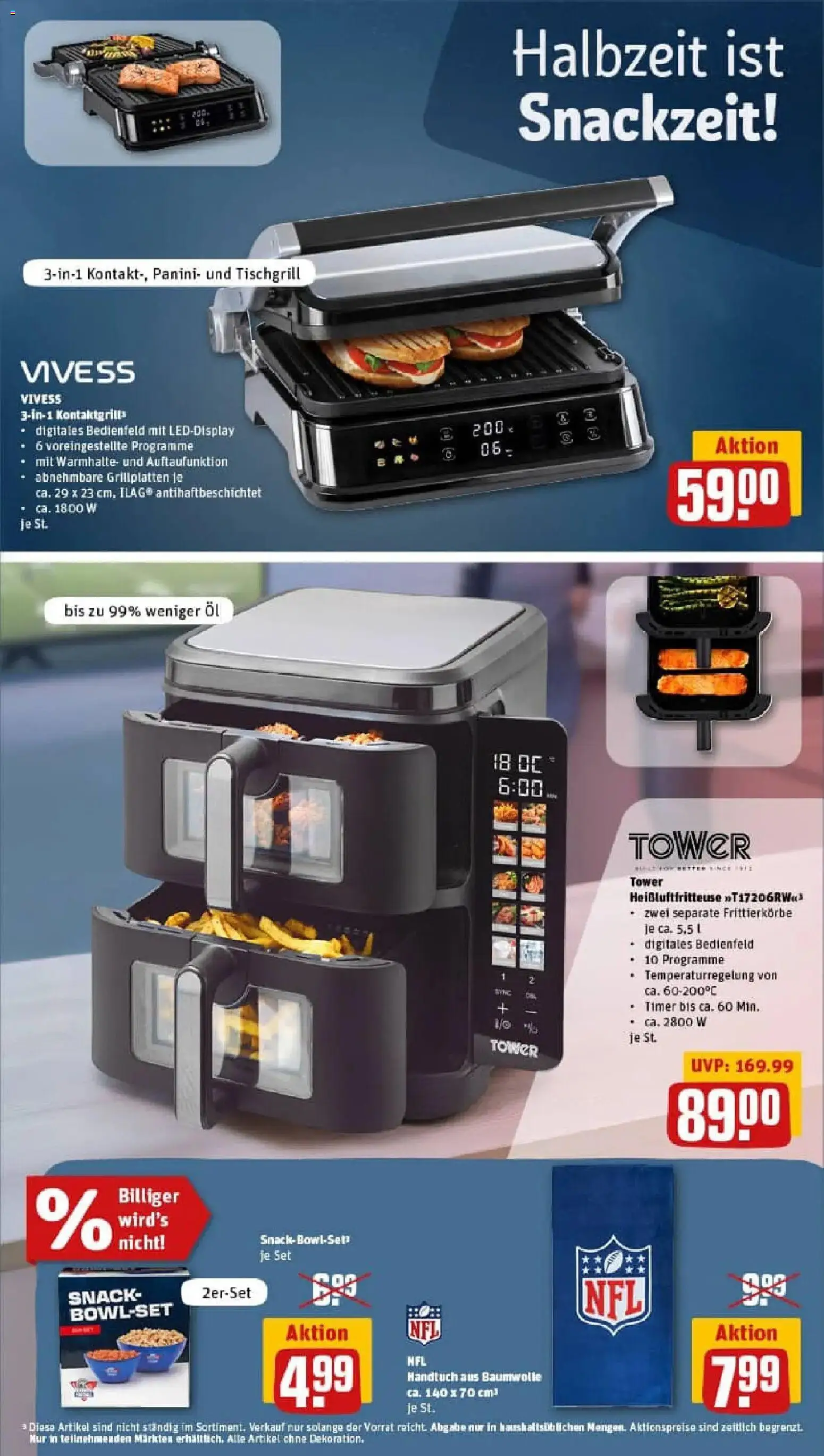 Rewe prospekt Reichenbach / Vogtland	 – gültig ab 26.01.2026 | Seite: 29 | Produkte: Grill, Öl, Heißluftfritteuse