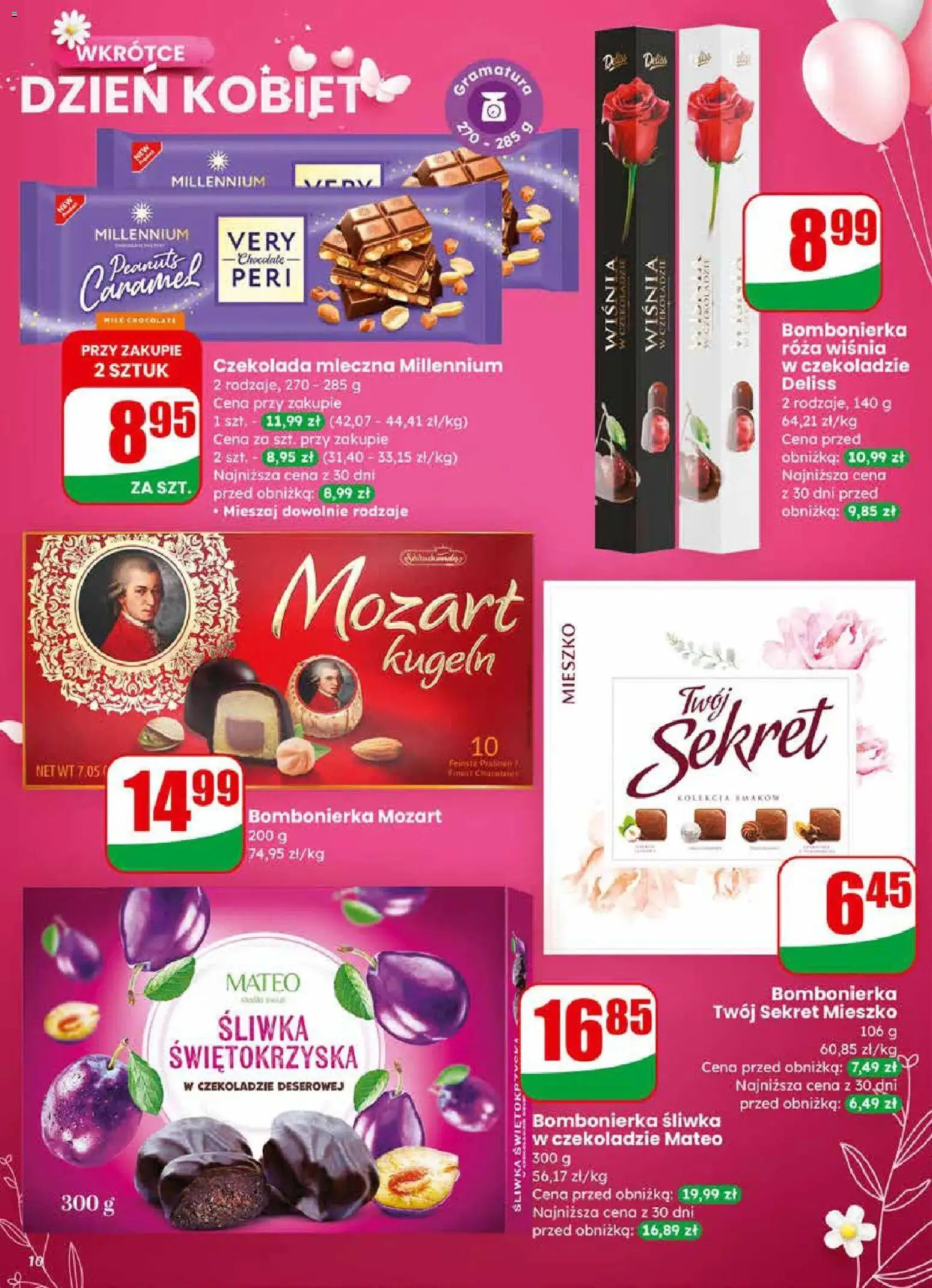 Dino Gazetka od 25.02.2026 | Strona: 10 | Produkty: Czekolada mleczna, Bombonierka, Czekolada