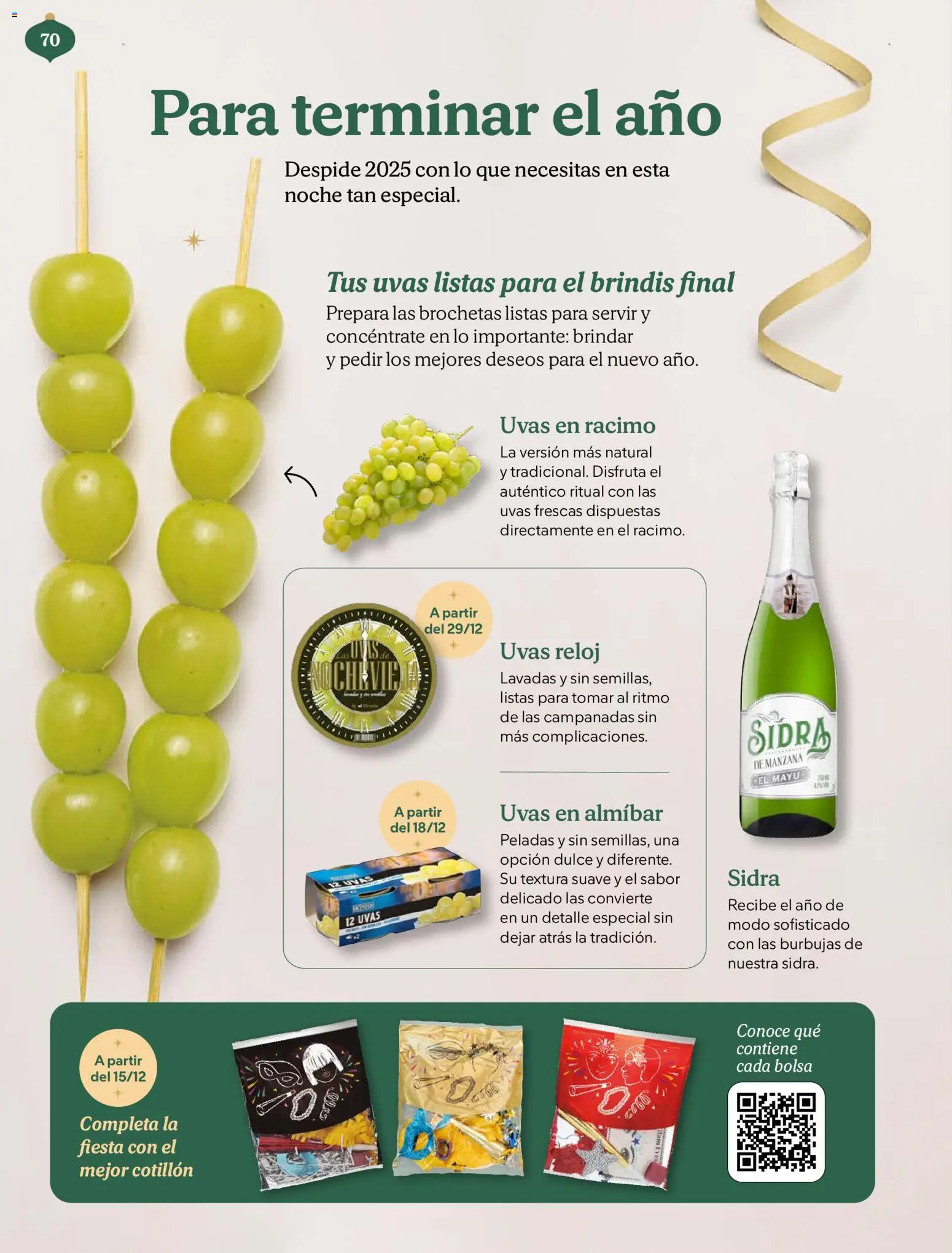 Catálogo Mercadona - Navidad 2025 │ válido desde el 02.12.2025 | Página: 70 | Productos: Τζίντζερ, Manzana, Reloj, Bolsa