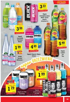 Gram Market Gazetka od 30.07.2025 | Strona: 13 | Produkty: Ice Tea, Woda