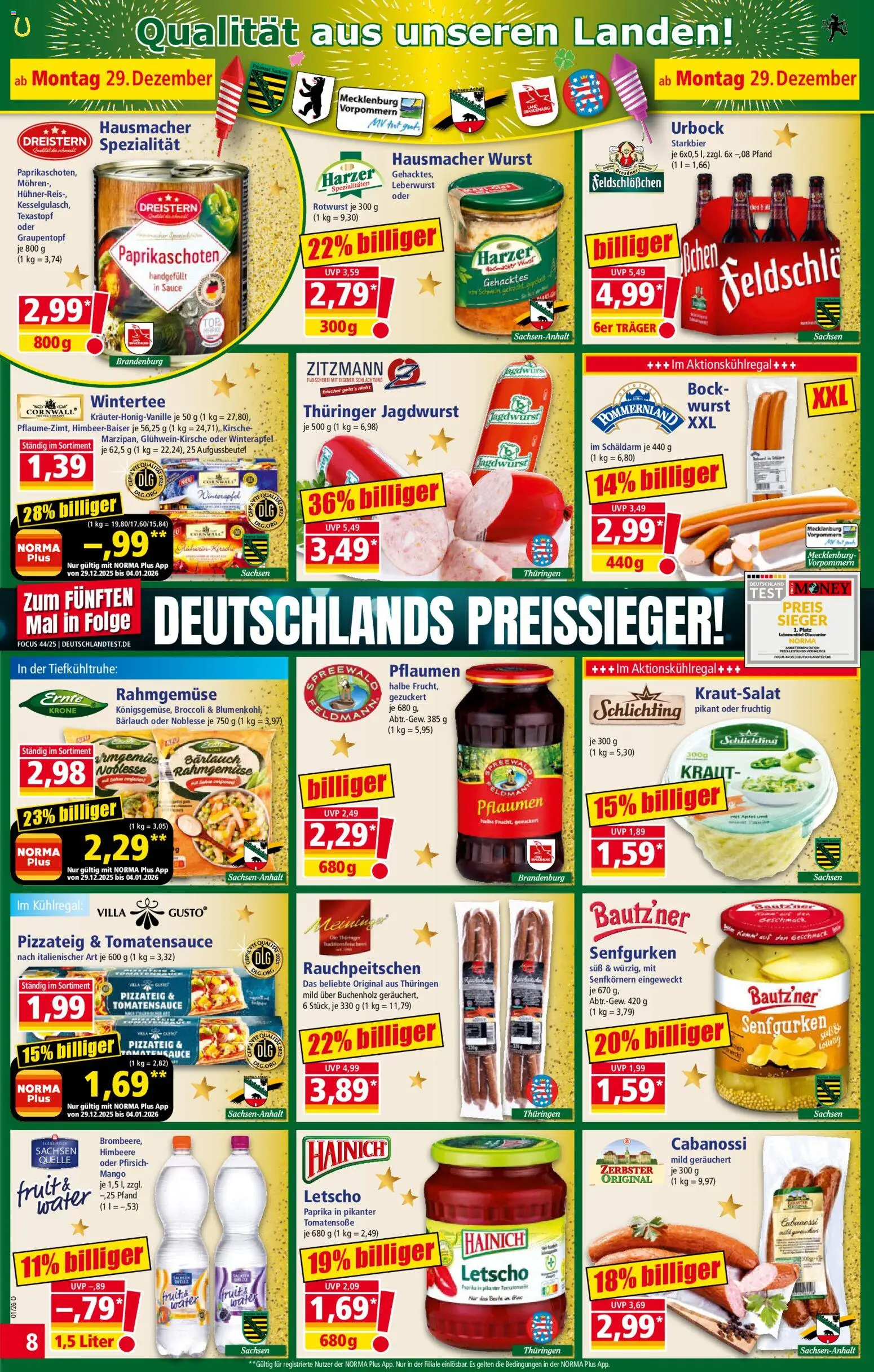 Norma Prospekt 	 – gültig ab 29.12.2025 | Seite: 7 | Produkte: Pflaumen, Mohren, Mango, Himbeere