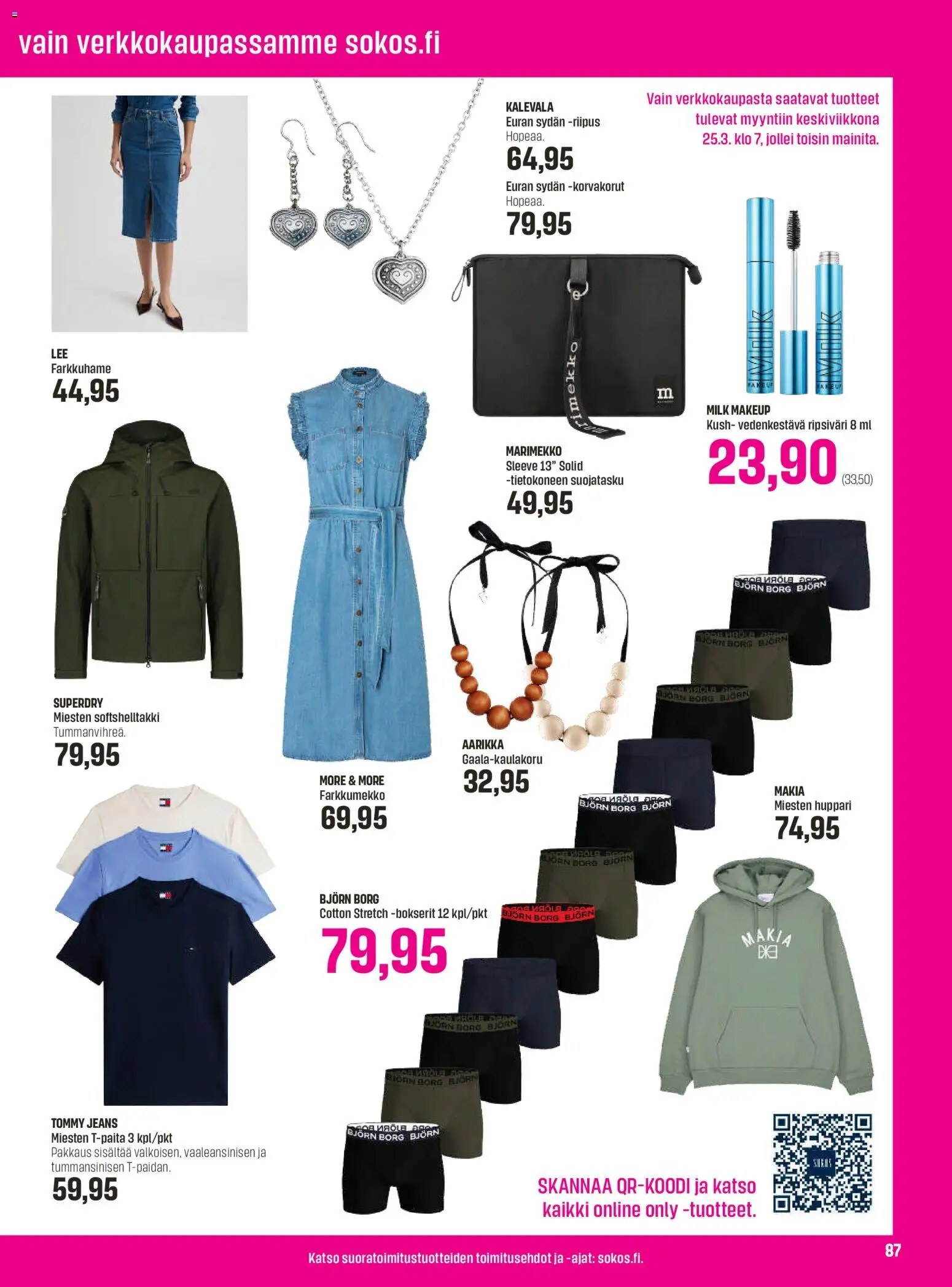 Sokos tarjoukset - Emotion 3plus1 – voimassa 25.03.2026 alkaen | Sivu: 87 | Tuotteet: T-paita, Huppari, Korvakorut, Bokserit