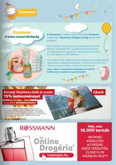 Rossmann - Babaprogram - amely érvényes a következő dátumtól: 09.02.2026 | Oldal: 11 | Termékek: Sütőtök, Puzzle, Játék