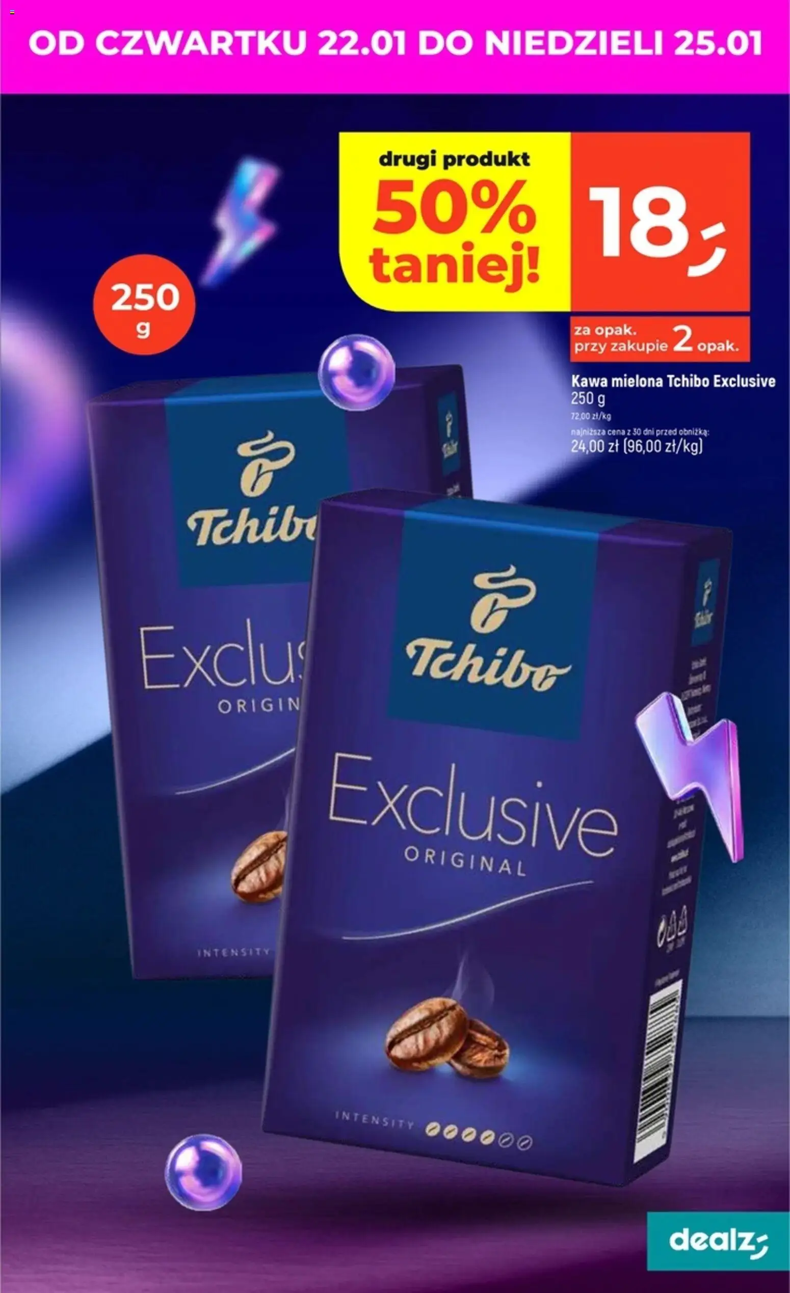 Dealz Gazetka od 22.01.2026 | Strona: 3 | Produkty: Tchibo exclusive, Tchibo, Kawa