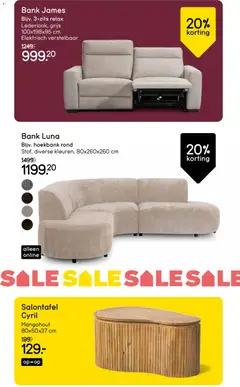 Leen Bakker - Folder - Voorbeeld van een folder van Leen Bakker, geldig van 22.12.2025 | Pagina: 11 | Producten: Bank, Papier blanc