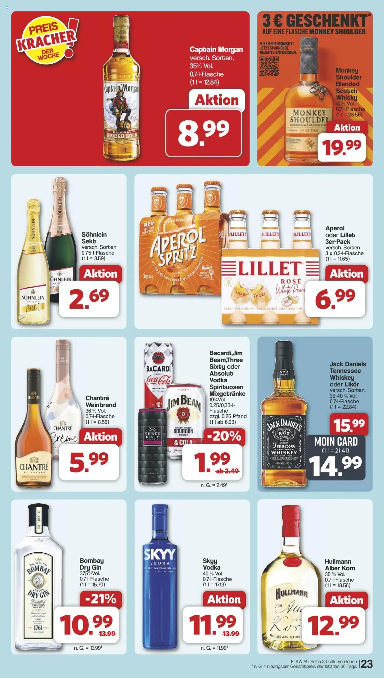Famila Nordwest Prospekt 	 - gültig ab dem 10.06.2025 | Seite: 30 | Produkte: Cola, Sekt, Lillet, Gin