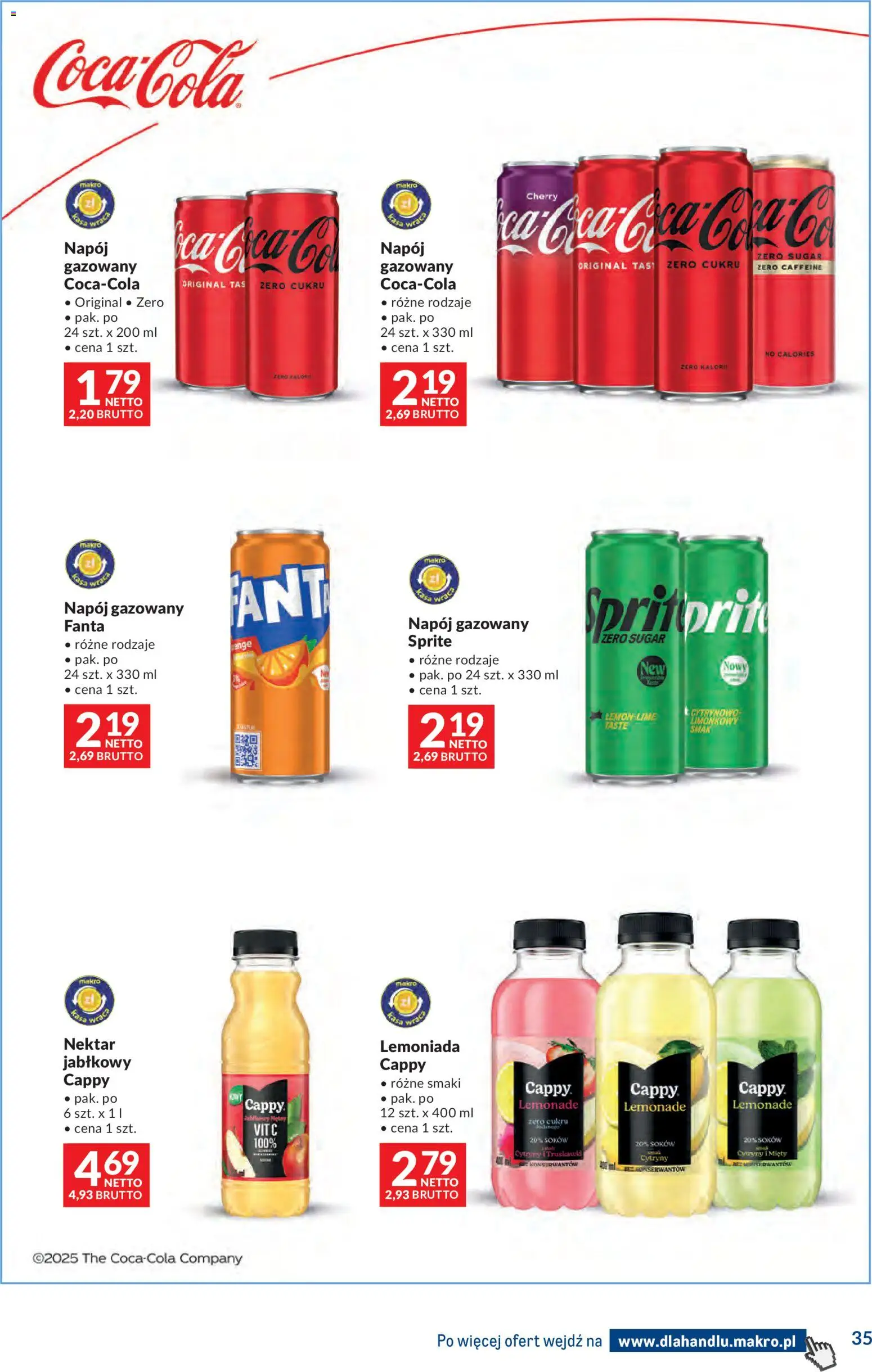 Makro Gazetka - Dystrybucja do sklepów od 27.12.2025 | Strona: 35 | Produkty: Sprite, Cytryny, Truskawki