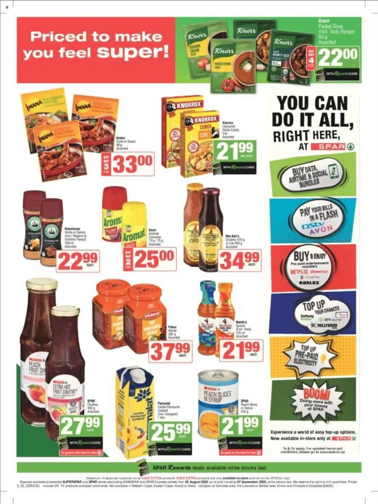 Spar - Gauteng - Weekly Specials │ valid from 25.08.2025 | Page: 6 | Products: Grinder, Syrup, Aromat, Fruit