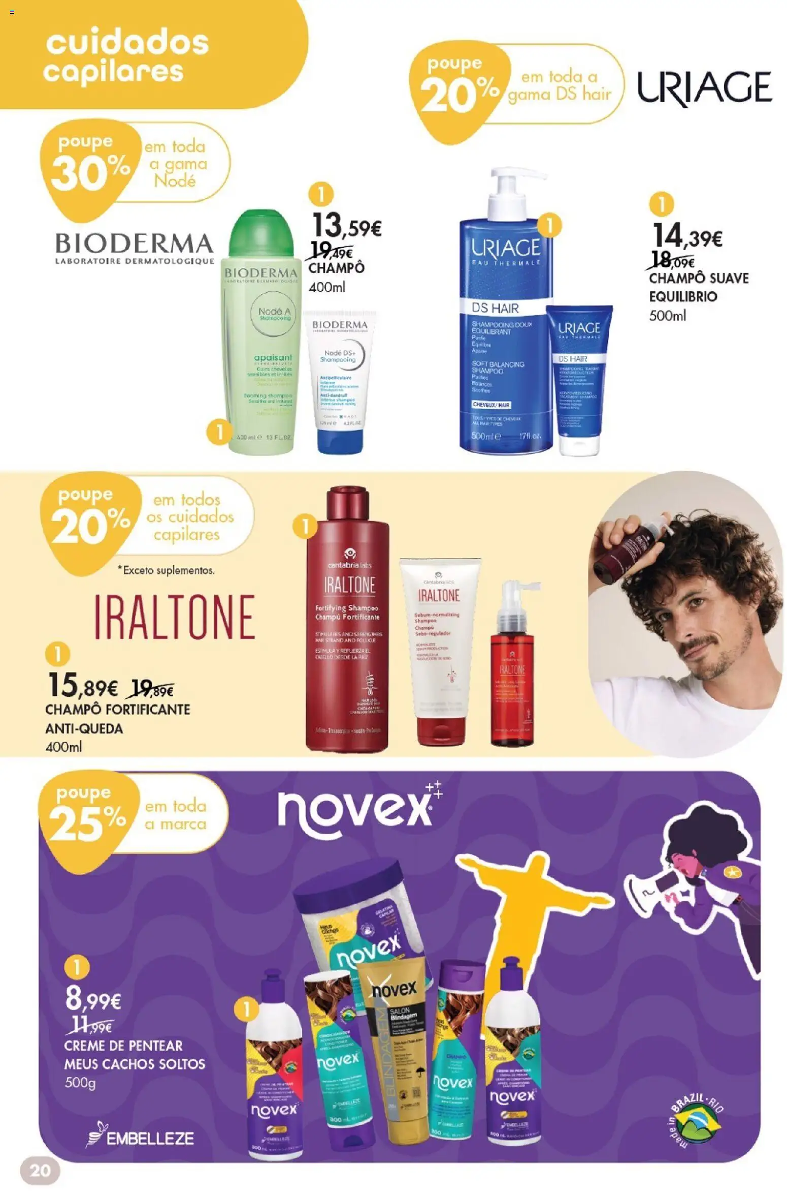 Pingo Doce - Bem Estar Primavera Lojas │ válido de 07.04.2026 | Página: 20 | Produtos: Shampoo, Creme