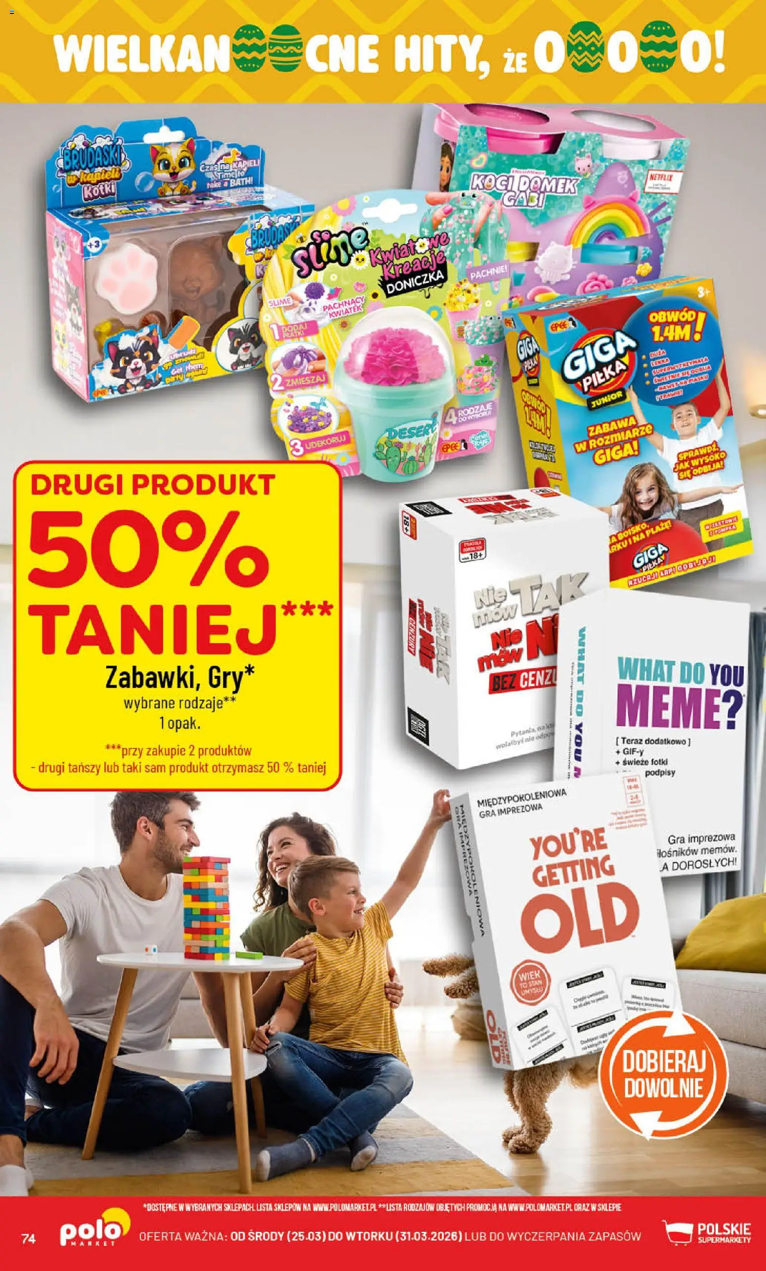 POLOmarket gazetka od 25.03.2026 | Strona: 74 | Produkty: Gra, Doniczka
