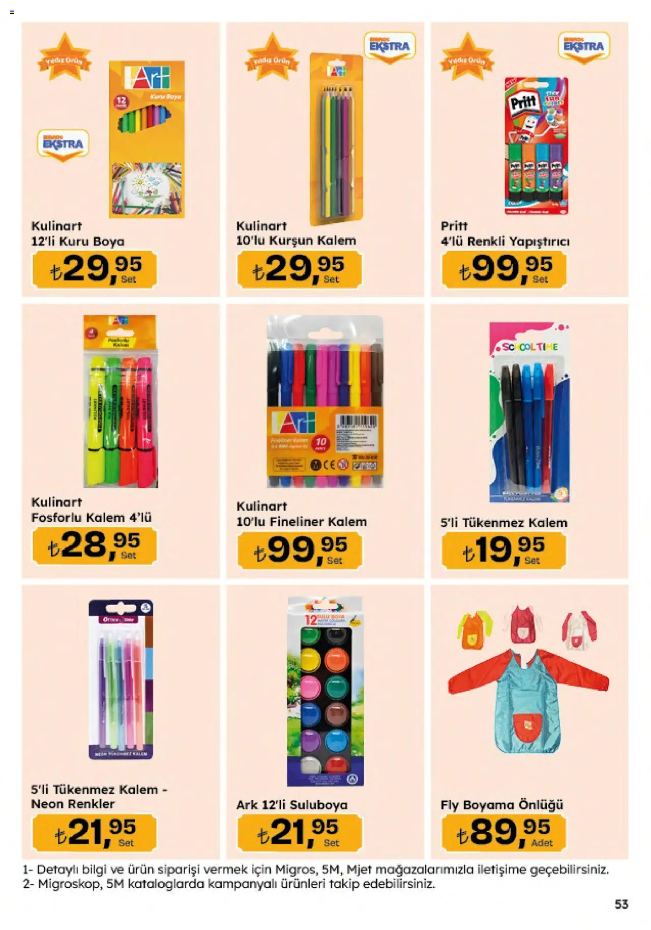 Migros Katalog - 5M Migroskop Dijital - 21.08.2025 tarihinden itibaren geçerlidir | Sayfa: 53 | Ürünler: Kurşun kalem, Tükenmez kalem, Boyama önlüğü