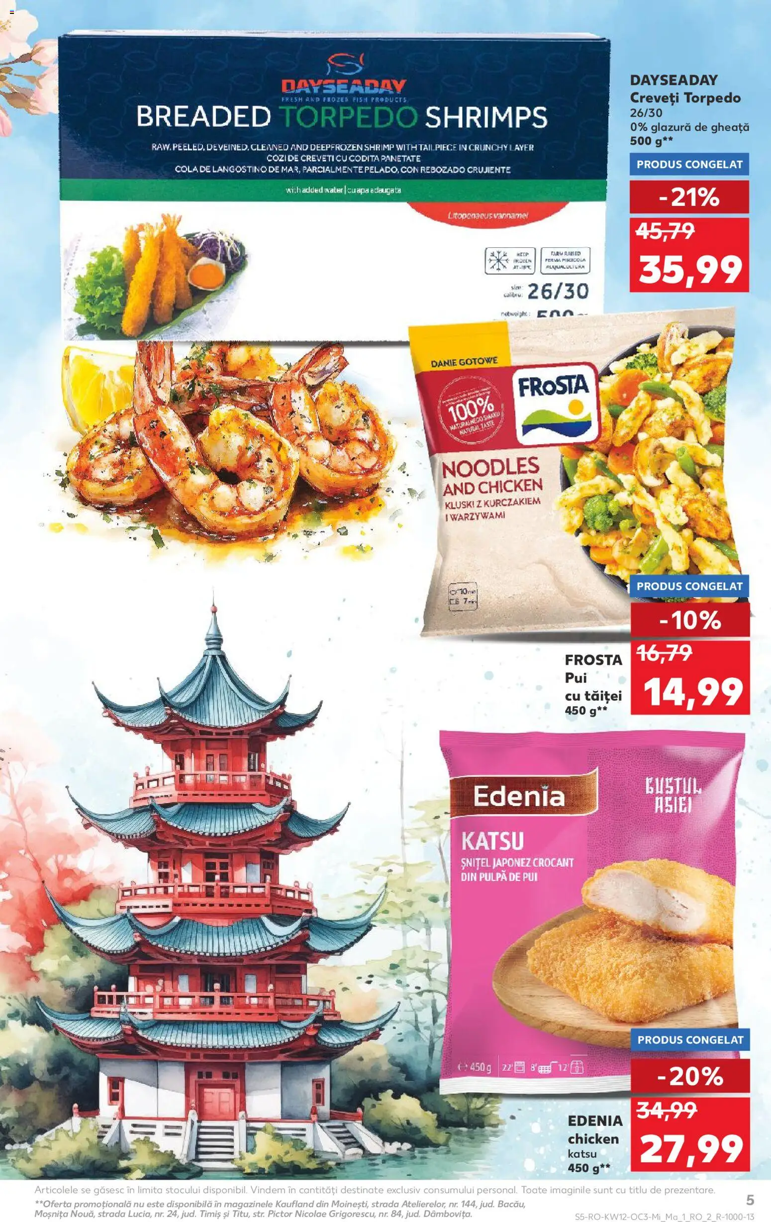 Noul catalog Kaufland – valabil de la 18.03.2026 | Pagină: 5 | Produse: Hacıyatmaz Kedi Oyuncağı, Amerikan servis, Noodles