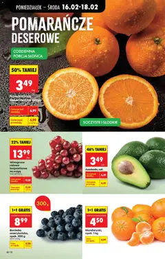 Pogląd oferty "Pomarańcze deserowe, Pomarańcze deserowe na wagę" - ważna od 16.02.2026 | Strona: 22