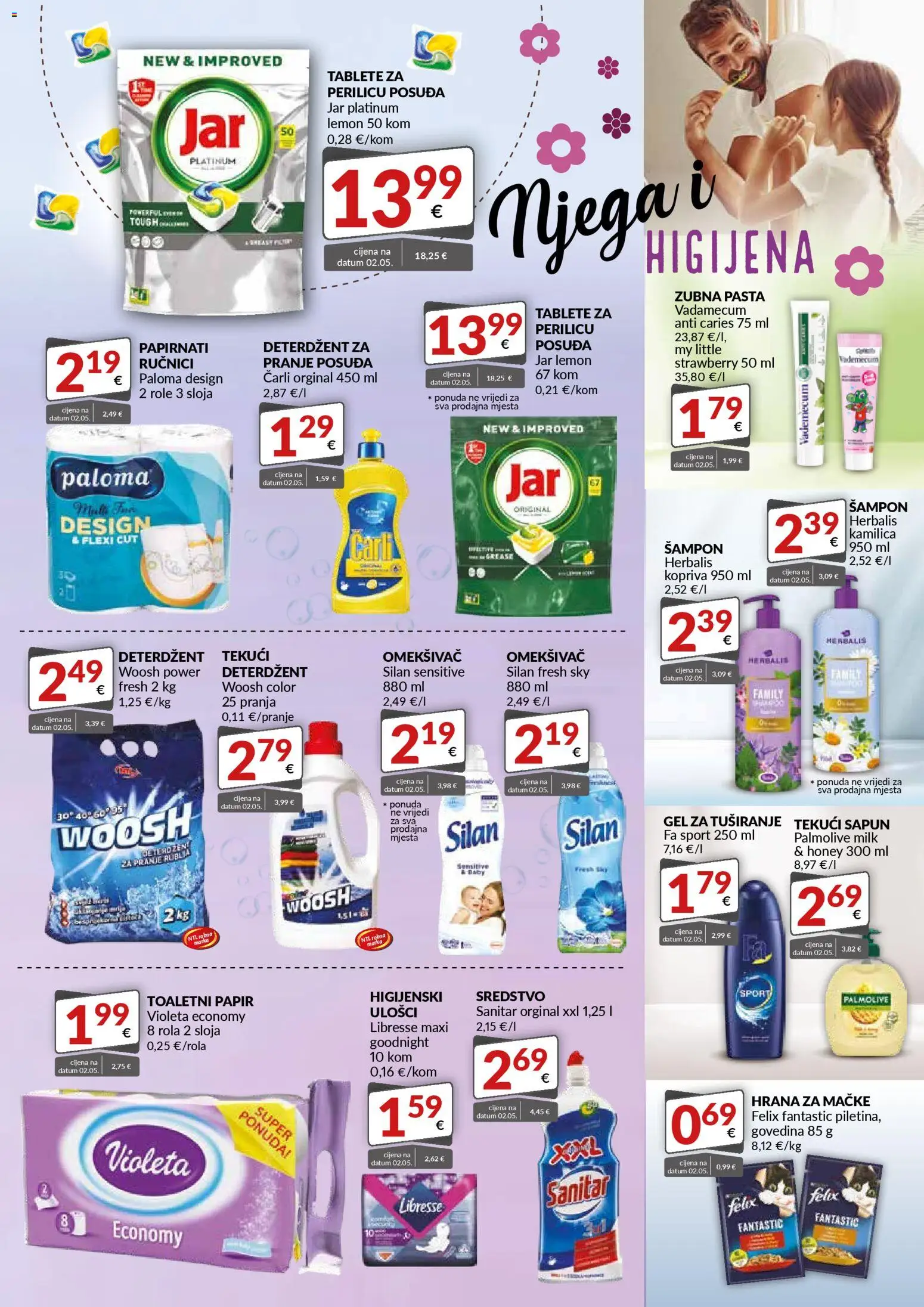 Bakmaz katalog | vrijedi od 13.11.2025 | Stranica: 7 | Proizvodi: Role, Sapun, Gel za tuširanje, Toaletni papir