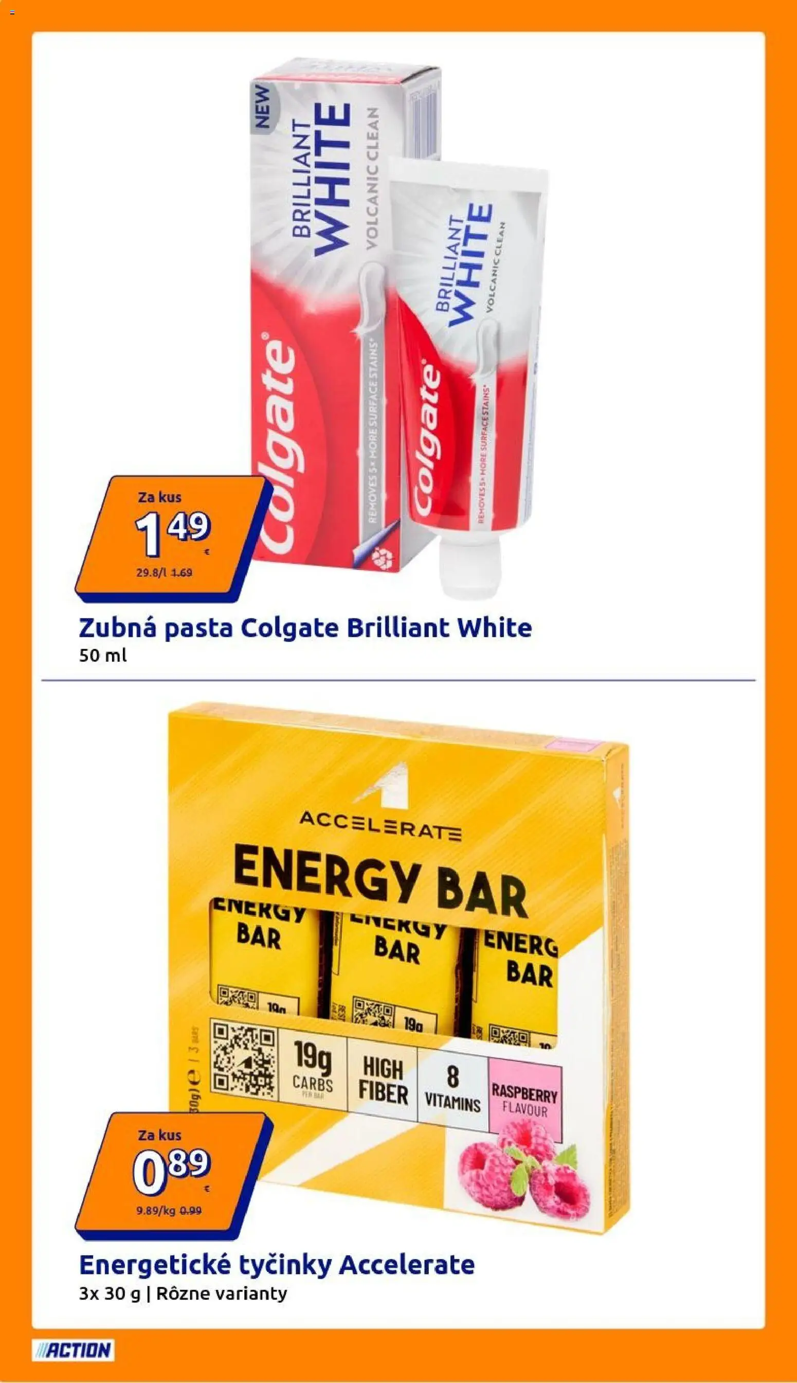 Nové Action akcie – leták je platný od 22.04.2026 | Strana: 24 | Produkty: Zubná pasta