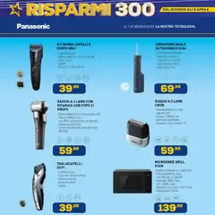Anteprima del volantino Euronics volantino Risparmi valido a partire dal 19.03.2026 | Pagina: 13 | Prodotti: Microonde, Irrigatore, Cavo, Batteria