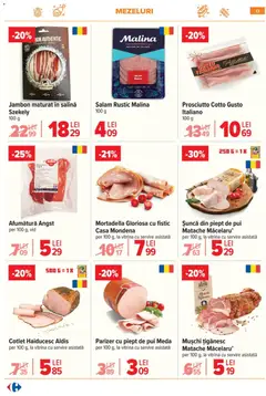 Ofertele Carrefour valabile de la 15.04.2026 | Pagină: 15 | Produse: Hacıyatmaz Kedi Oyuncağı, Cașcaval, Bacon, Lapte