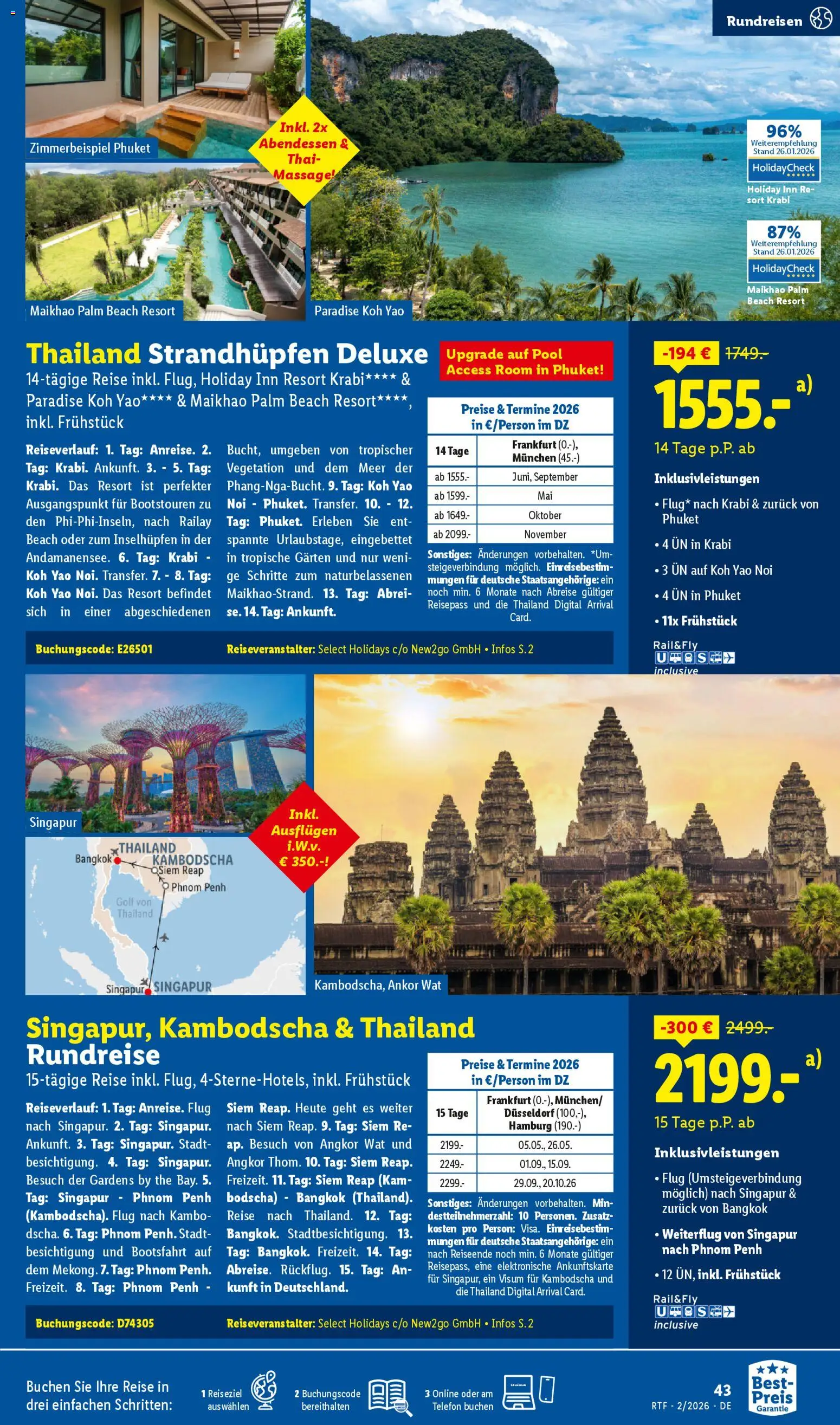 Lidl Reisen Prospekt 	 – gültig ab 14.02.2026 | Seite: 43 | Produkte: Telefon