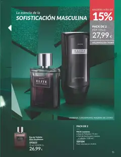 Vista previa Catálogo AVON campaña 11 Black Friday válido desde el 01.11.2025 | Página: 51 | Productos: Eau de toilette, Gel de ducha, Body, Ducha