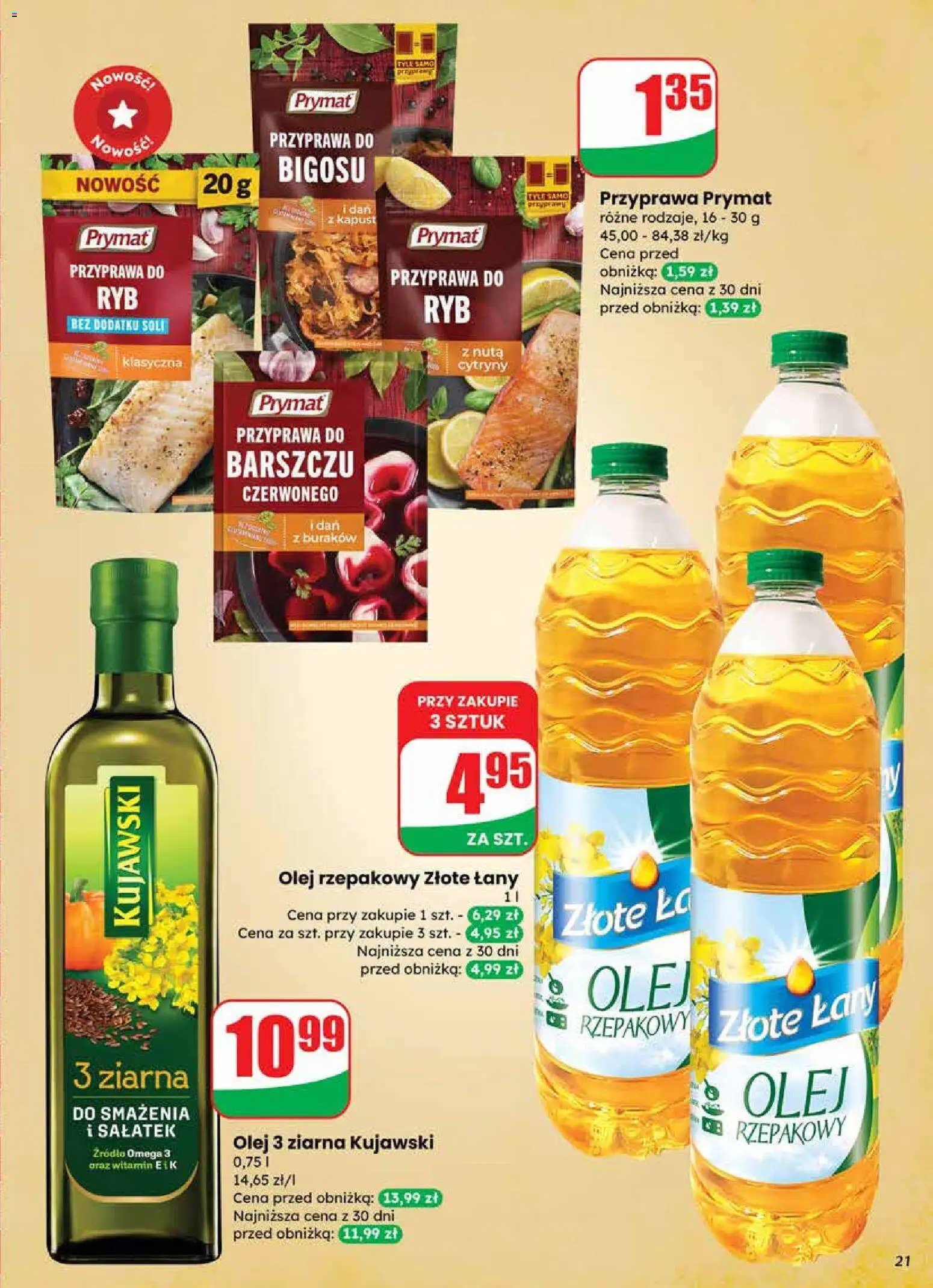 Dino Gazetka od 19.11.2025 | Strona: 21 | Produkty: Olej rzepakowy, Cytryny, Olej