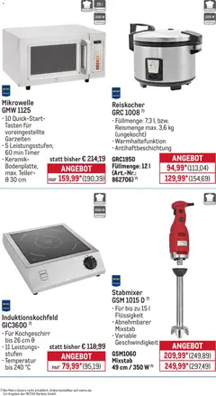 Metro Monats-Menü ab 01.04.2026 gültig | Seite: 33 | Produkte: Geschirrspüler, Tisch, Küche