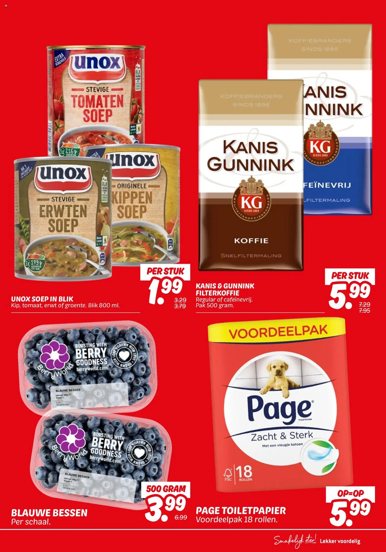 {H1} | Pagina: 25 | Producten: Erwt, Koffie, Tomaten, Toiletpapier