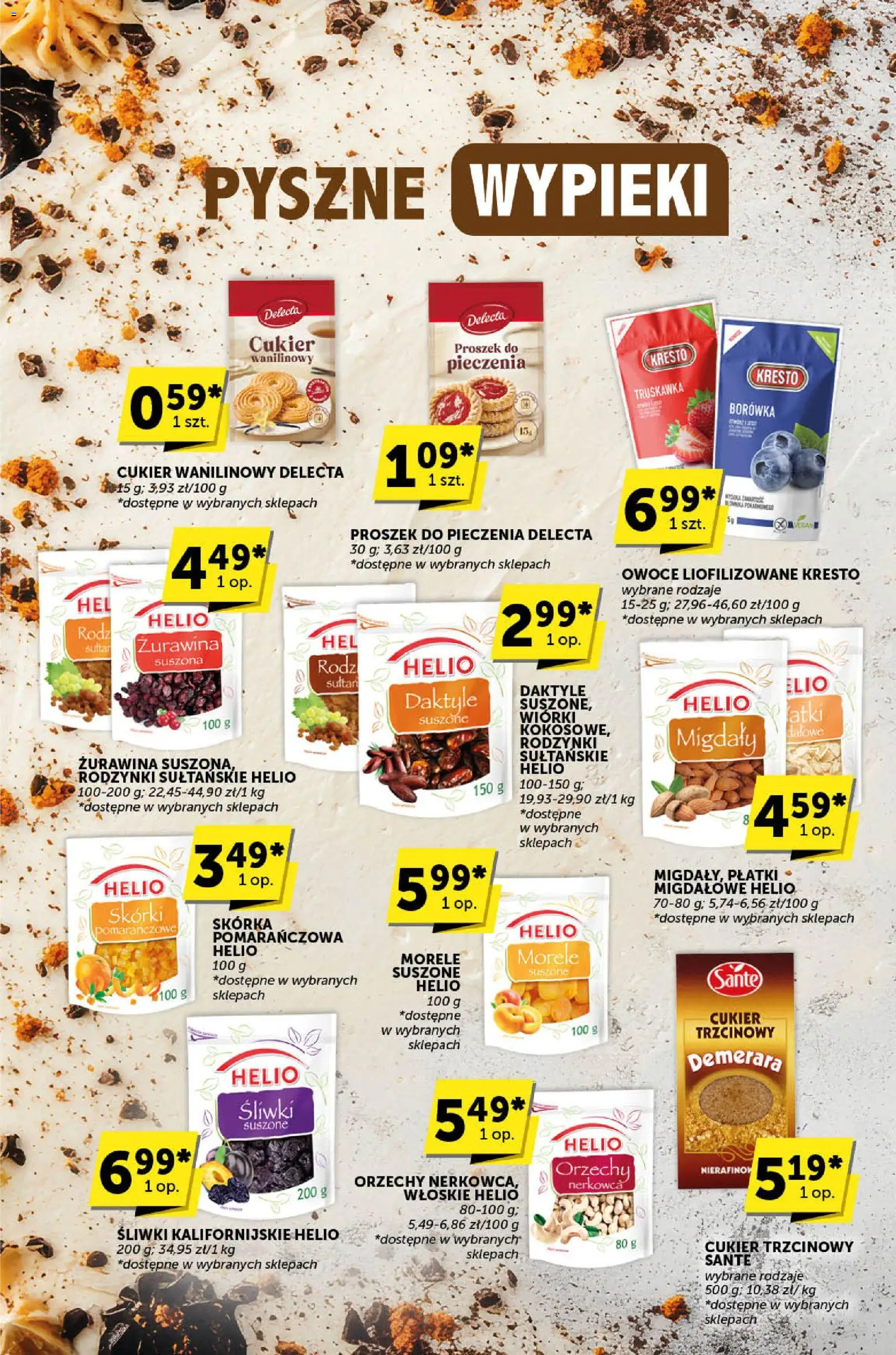 Groszek Gazetka - Katalog od 22.01.2026 | Strona: 14 | Produkty: Owoce liofilizowane, Płatki migdałowe, Płatki, Orzechy