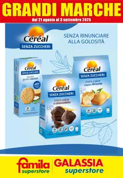 Anteprima del volantino Famila Grandi Marche catalogo valido a partire dal 21.08.2025